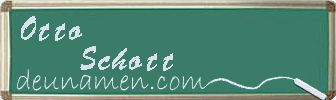 Otto Schott Visitenkarte